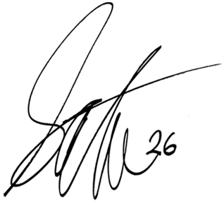 選手サインを紹介しています